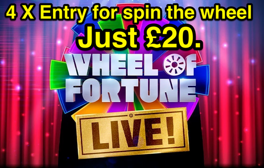 4 X Entry to wheel of fortune